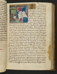 MS Hunter 252 093r Sida från Hundred New News, c.1461-62