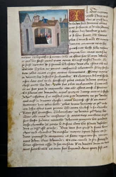 MS Hunter 252 097v Sida från Hundred New News, c.1461-62