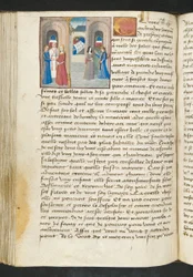 MS Hunter 252 105v-sida från Hundred New News, c.1461-62