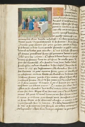 MS Hunter 252 113v Sida från Cent Nouvelles Nouvelles, c.1461-62