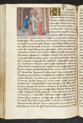 MS Hunter 252 120v sida från Cent Nouvelles Nouvelles, c.1461-62