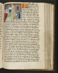 MS Hunter 252 141r-sida från Hundred New News, c.1461-62