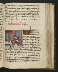 MS Hunter 252 143r-sida från Hundred New News, c.1461-62