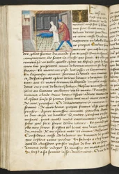 MS Hunter 252 149v Sida från Cent Nouvelles Nouvelles, c.1461-62