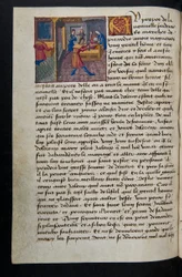 MS Hunter 252 155v sida från Hundred New News, c.1461-62