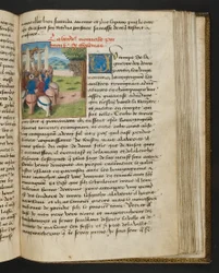 MS Hunter 252 161r-sida från Hundred New News, c.1461-62