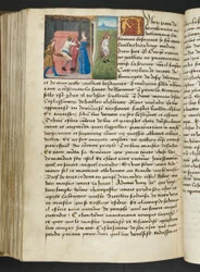 MS Hunter 252 167v Sida från Hundred New News, c.1461-62