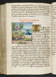 MS Hunter 252 172v Sida från Cent Nouvelles Nouvelles, c.1461-62