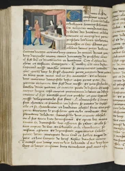MS Hunter 252 173v Sida från Cent Nouvelles Nouvelles, c.1461-62