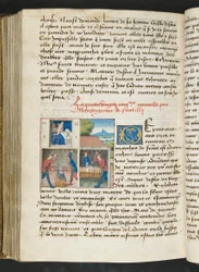 MS Hunter 252 175v-sida från Hundred New News, c.1461-62