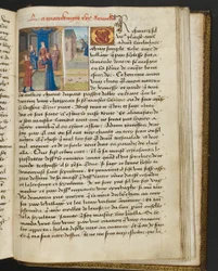 MS Hunter 252 192r-sida från Hundred New News, c.1461-62