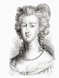 Marie Antoinette, från History of France, publicerad c.1880