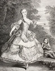 Marie Salle, 1875 (gravyr)