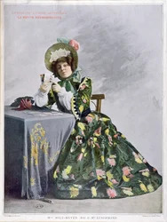 Mlle Mily-Meyer i rollen som Mlle Le Normand, 1899 (typogravure)