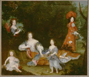 Mme de Montespan, älskarinna till Ludvig XIV ... (målning på duk)