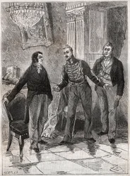 Monarkin juli - november 1834 - Adolphe Thiers (1797-1897) vid hertigen av Orleans Louis Philippe I (1773-1850)