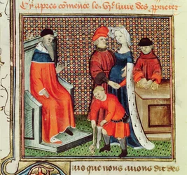 Ms.Fr.22531 The Ages of Man från The Book of the Properties of Things av Barthelemy lAnglais