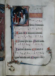 Ms 103 Historiate initial 