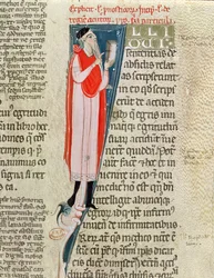Ms 2046 En doktor som undervisar, från Hippokrates aforismer (c.460-c.377 f.Kr.) med en kommentar av Claudius Galenus (c.130-c.201)