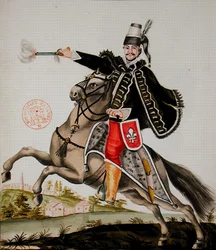 Ms 2848 husar från Esterhazy-regementet