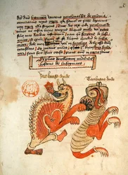 Ms 3880 Illustration från "The Cases of Illustrious Men" av Giovanni Boccaccio (1313-75)