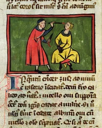 Ms H 89 Kirurgisk behandling, från en upplaga av Book of Surgery av Rogier de Salerne