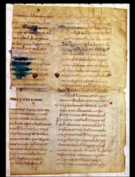 Ms Lat 12832 Fol.A Inventering av karolingiskt egendomsägande, från polyptyken av abboten Irminon av Saint-Germain-des-Pres