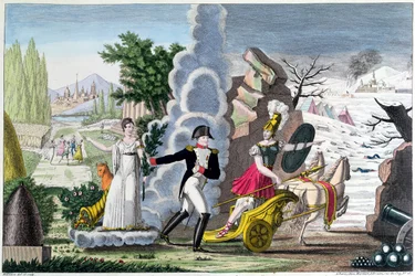 Napoleon I (1769-1821) mellan krig och fred, ca. 1815