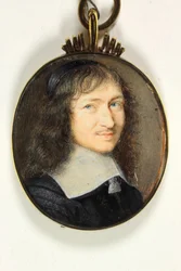 Nicolas Fouquet, Viscount of Melun och Vaux, Marquis of Belle-Isle (emalj)