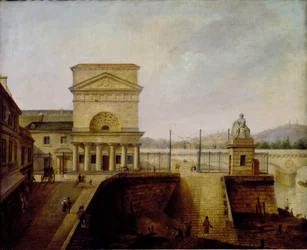 Normandiebarriären, nära Ienabron, före 1860