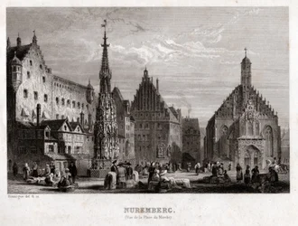 Nürnberg. (gravyr, ca 1830)