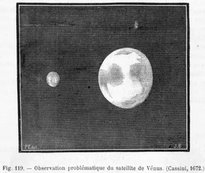 Problematisk observation av Venus satellit (Cassini