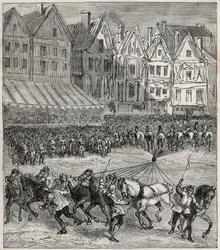 Otto von Guericke Magdeburg hemisfärexperiment, som visade atmosfärstryck - Erfarenhet av Otto von Guericke (Otto de Guericke