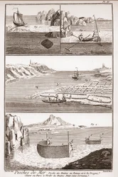 Ostronfiske - "The Great Encyclopedia, eller Dictionnaire Raisonne des Sciences, des Arts et des Metiers" (Encyclopedia or Dictionary of the Sciences, Arts and Professions) av Denis Diderot (1713-1784) och Jean d
