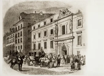 Paris Conservatorium på 1830-talet (gravyr)