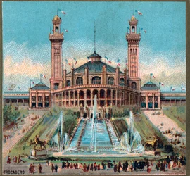 Paris. Universell utställning 1889: Trocadero.