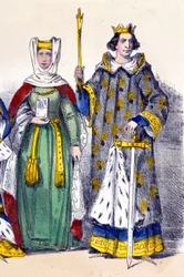 Filip the Hardi och Isabella av Aragon.