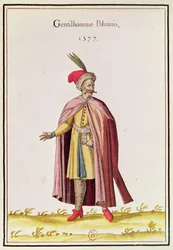 Polsk adelsman, 1577 (färgstick)