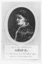 Påven Leo X, Giovanni di Lorenzo de Medici (gravyr)