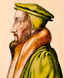 Porträtt av John Calvin