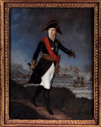 Hellängdsporträtt av marskalk Louis Alexandre Berthier (1753-1815) Anonym målning