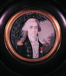 Miniatyrporträtt av Jean-Baptiste d