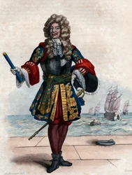 Porträtt av Abraham Duquesne (1610-1688), fransk markis och sjöofficer.