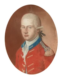 Porträtt av en officer (pastell)