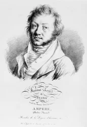 Porträtt av Andre-Marie Ampere (1775-1836)
