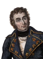 Porträtt av Andre Massena (1758-1817), 1:e hertig de Rivoli, 1:e prins dEssling, fransk militärbefälhavare.