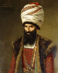 Porträtt av Asghar Khan, Persiens ambassadör, 1808