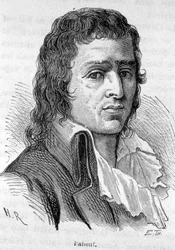 Porträtt av Babeuf dit Gracchus, fransk revolutionär (1760-1797) - i "" L