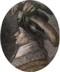 Porträtt av Barthelemy Francois Marie (Marquis) (1747-1830) (Balthazar Francois, Marquis of Barthelemy) - gravyr i "" Nouvelle Nationale Encyclopedia"" av Maurice La Charest - 1870 -