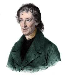Porträtt av Bernhard Placidus Johann Nepomuk Bolzano (1781-1848), böhmisk matematiker, logiker, filosof, teolog.